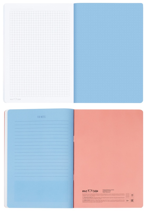Тетрадь 48л., А5, клетка MESHU 