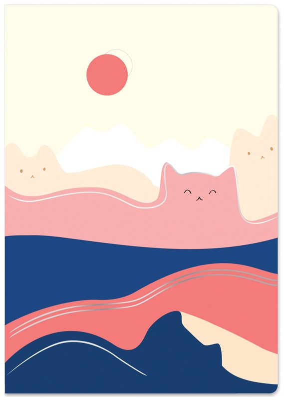 Тетрадь 48л., А5, клетка MESHU 