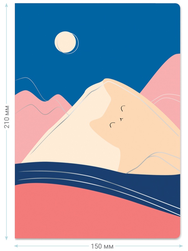 Тетрадь 48л., А5, клетка MESHU 