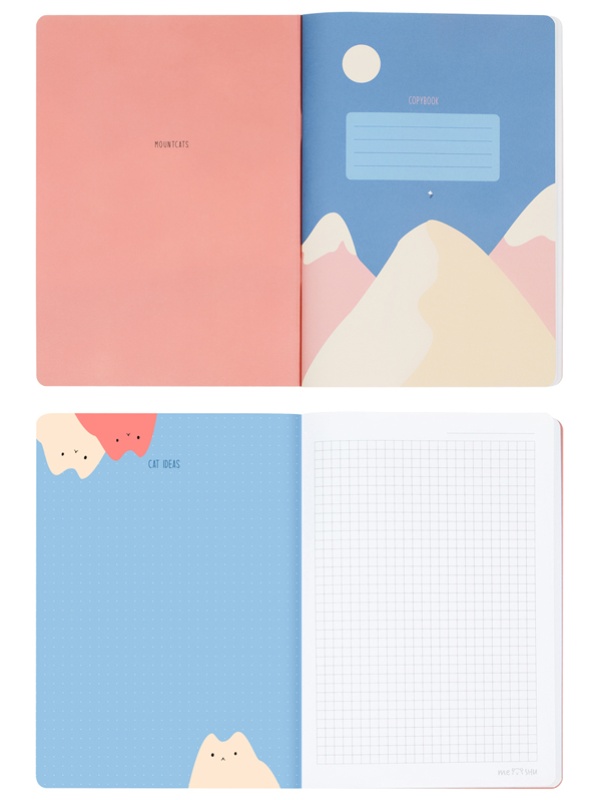 Тетрадь 48л., А5, клетка MESHU 