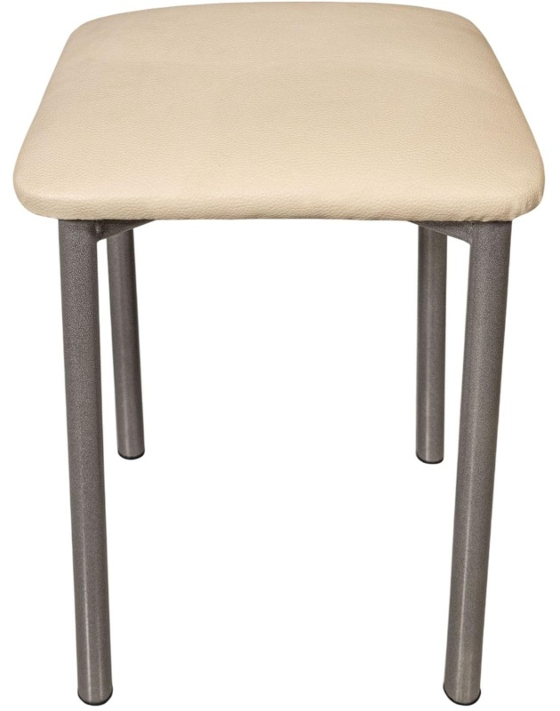 Табурет MKM_усиленный 22 ваниль крап/хром