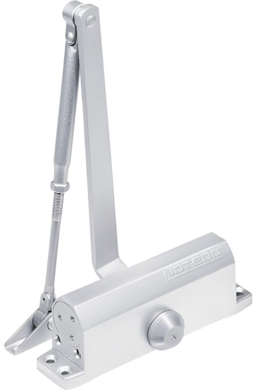 Доводчик дверной NOTEDO DC-090 SILVER  60-130 кг сереб. (10)