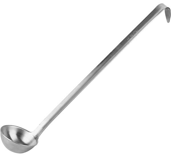 Половник;сталь нерж.;50мл;D=6,H=6,L=35см