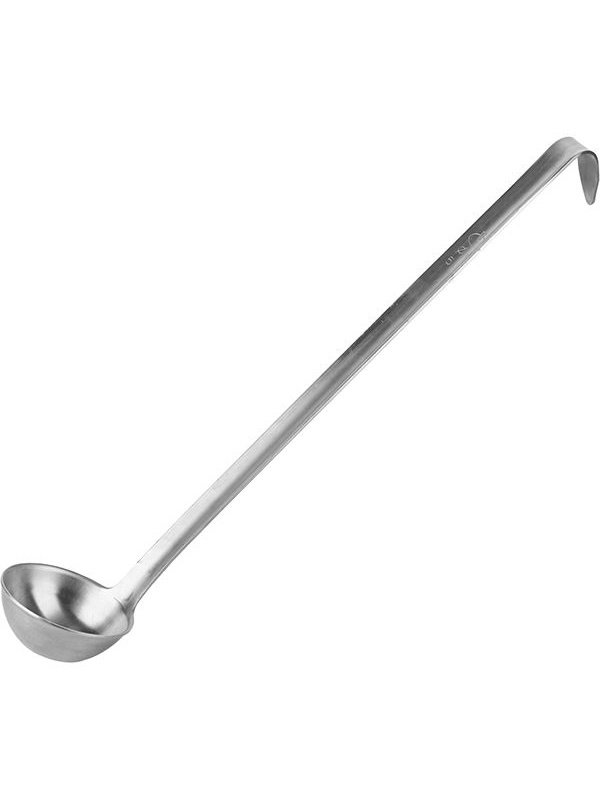 Половник;сталь нерж.;50мл;D=6,H=6,L=35см