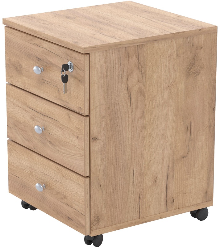 Тумба выкатная Easy LT Оптима 400x420x530 3 ящ. Дуб крафт золотой