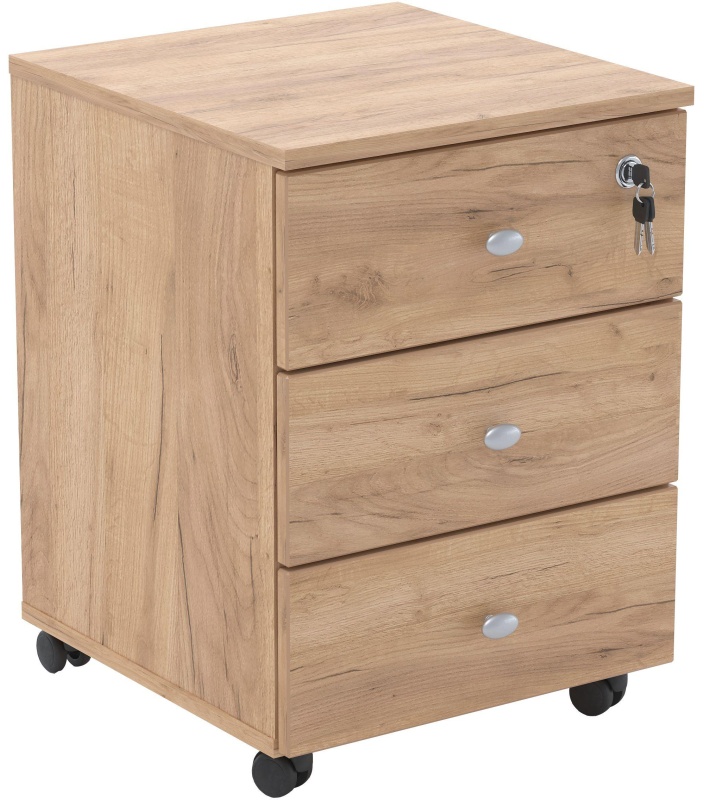 Тумба выкатная Easy LT Оптима 400x420x530 3 ящ. Дуб крафт золотой