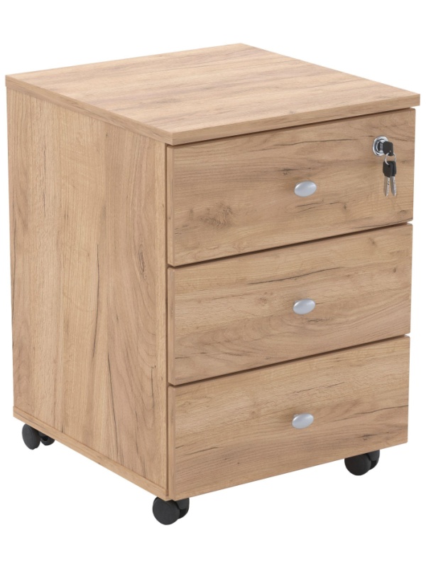 Тумба выкатная Easy LT Оптима 400x420x530 3 ящ. Дуб крафт золотой