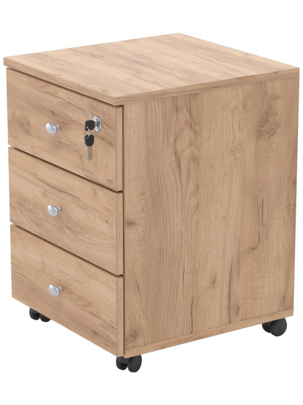 Тумба выкатная Easy LT Оптима 400x420x530 3 ящ. Дуб крафт золотой