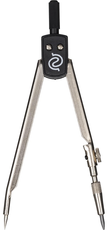 Циркуль металлический, L-125 мм, чехол, ЦЧ-30-10