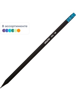 Карандаш чернографитный Attache Alfa HB заточ.,с ласт. 12шт/уп
