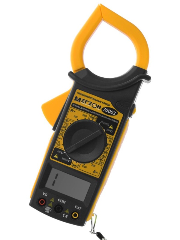 Клещи цифровые токоизмерительные МЕГЕОН 70003