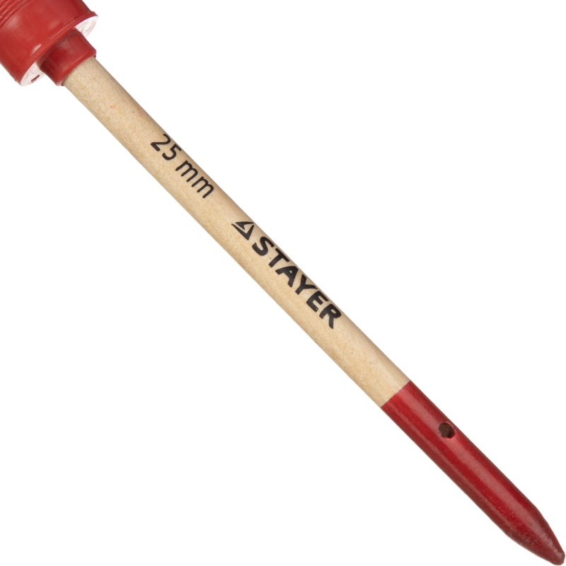 Кисть круглая STAYER MASTER, светлая натурал. щетина, №4 x 25мм0141-25