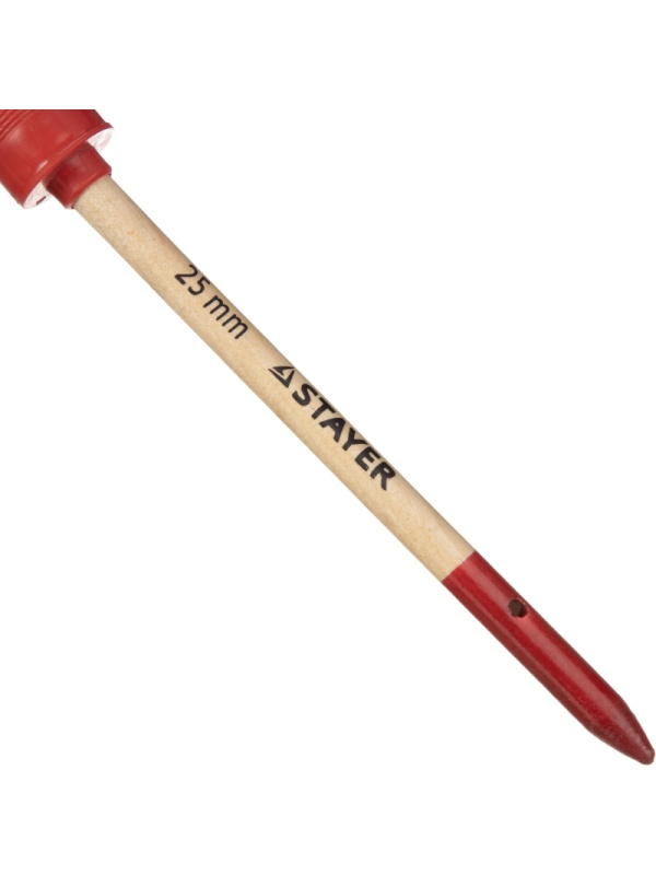 Кисть круглая STAYER MASTER, светлая натурал. щетина, №4 x 25мм0141-25