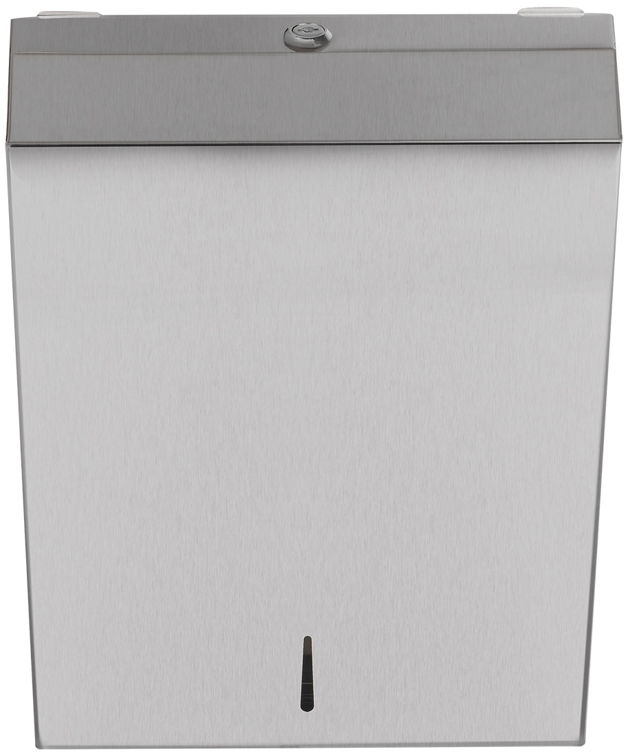 Диспенсер для полотенец листовых OfficeClean Professional (V-сл.), нержавеющая сталь