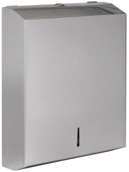 Диспенсер для полотенец листовых OfficeClean Professional (V-сл.), нержавеющая сталь