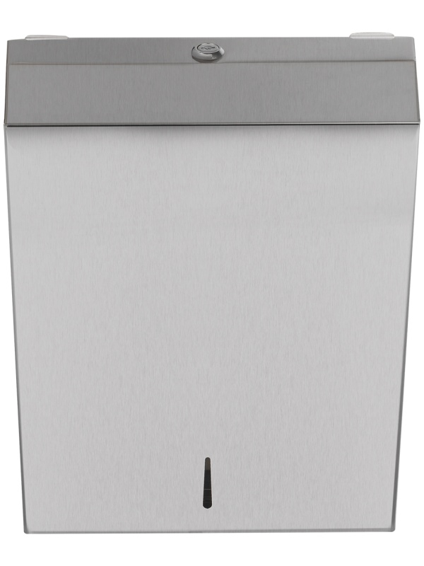 Диспенсер для полотенец листовых OfficeClean Professional (V-сл.), нержавеющая сталь