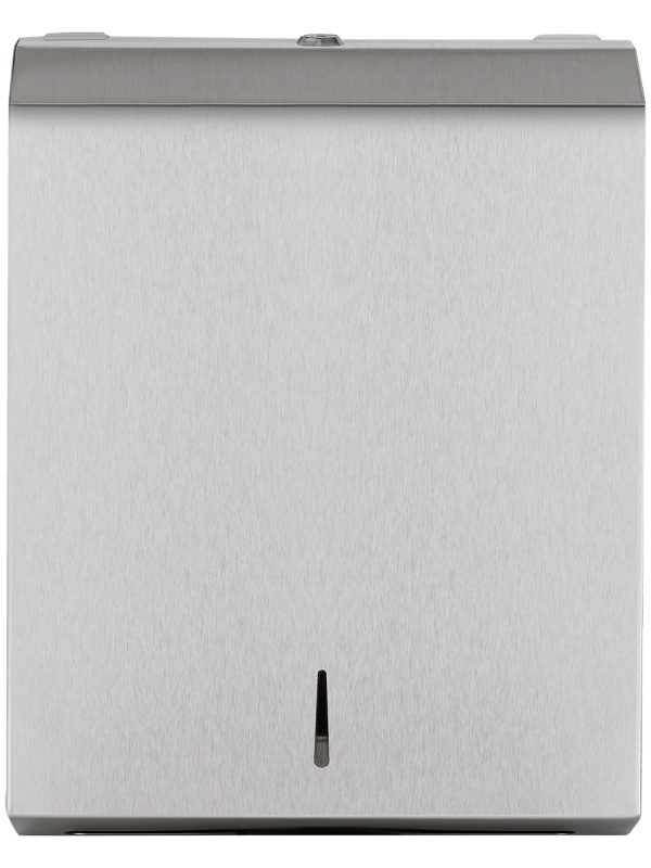 Диспенсер для полотенец листовых OfficeClean Professional (V-сл.), нержавеющая сталь