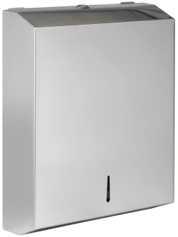Диспенсер для полотенец листовых OfficeClean Professional (V-сл.), нержавеющая сталь, глянцевое покрытие