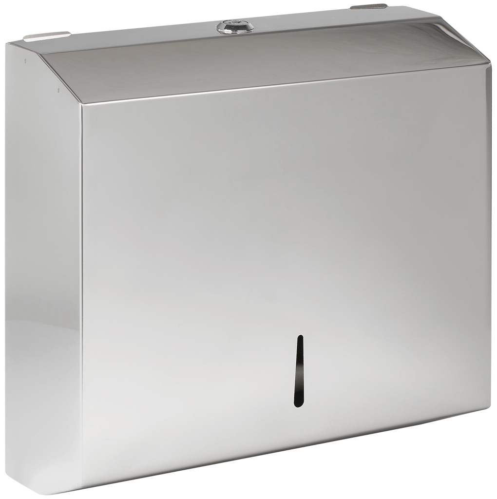 Диспенсер для полотенец листовых OfficeClean Professional (Z-сл.), нержавеющая сталь, глянцевое покрытие