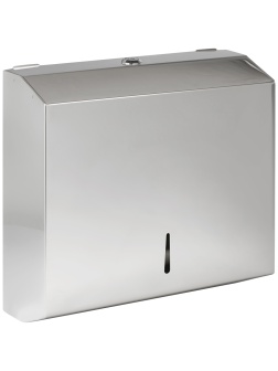 Диспенсер для полотенец листовых OfficeClean Professional (Z-сл.), нержавеющая сталь, глянцевое покрытие