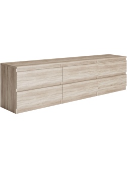 Тумба ШС_Кастор 6 ящиков дуб сонома