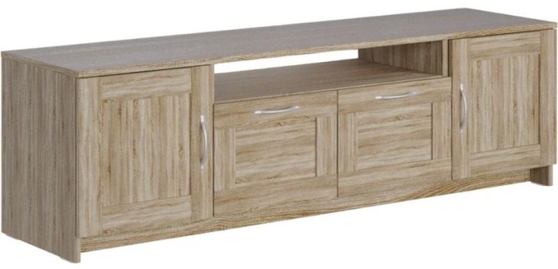 Тумба ШС_Сириус 2 двери и 2 ящика 156х47 дуб сонома