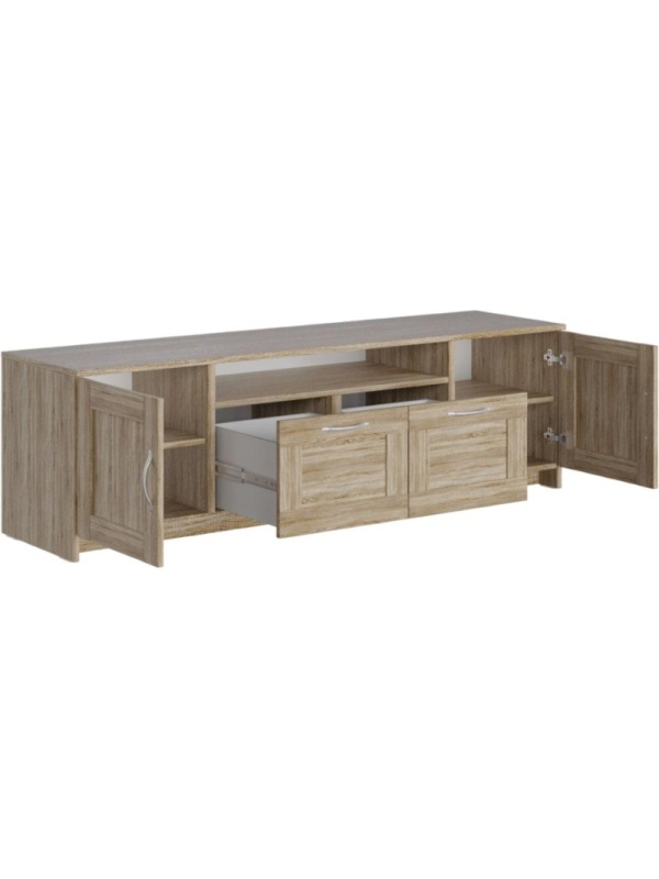 Тумба ШС_Сириус 2 двери и 2 ящика 156х47 дуб сонома