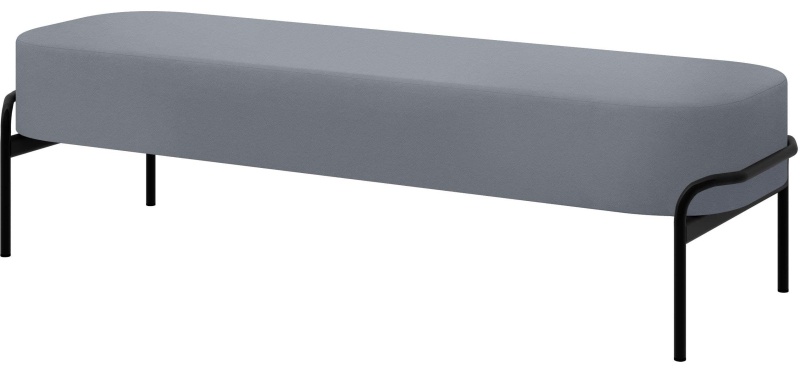 Модуль прямой UD_Клауд БМ13-03 3-мест.RAL 9005/Or. 17 (чер.муар/серый)