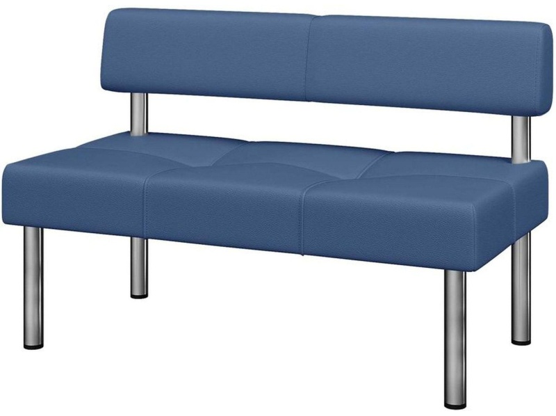 Модуль прямой MV_Комус Мебель Balance 2-мест.(Bu-2) к/з Or.03 синий