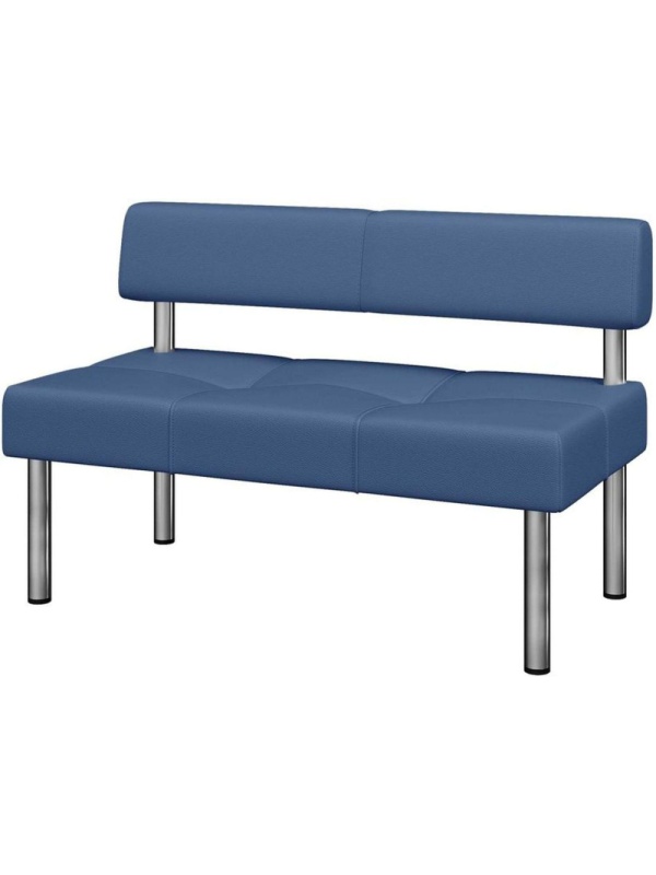 Модуль прямой MV_Комус Мебель Balance 2-мест.(Bu-2) к/з Or.03 синий