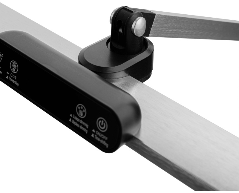 Светильник KD-878 C03 серебр. LED 12Вт, 650лм, RA>90, рег.ярк/цв.темп