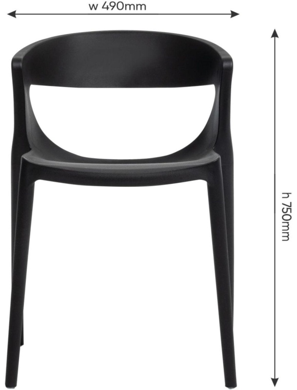 Стул CT_ EVOK черный