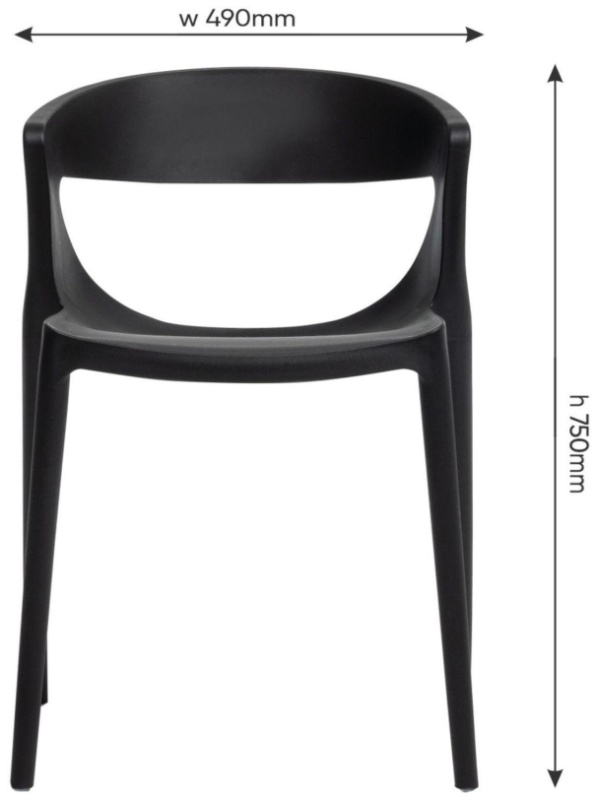 Стул CT_ EVOK черный