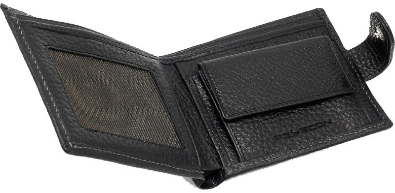 Портмоне мужское Пеллекон черный арт.102-5501-14