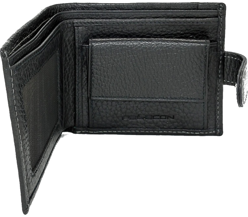 Портмоне мужское Пеллекон черный арт.102-5501-14