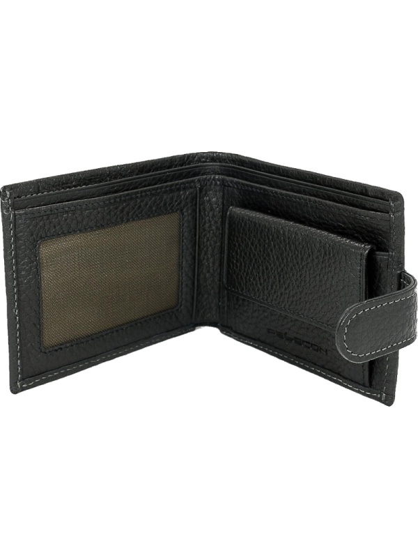 Портмоне мужское Пеллекон черный арт.102-5501-14