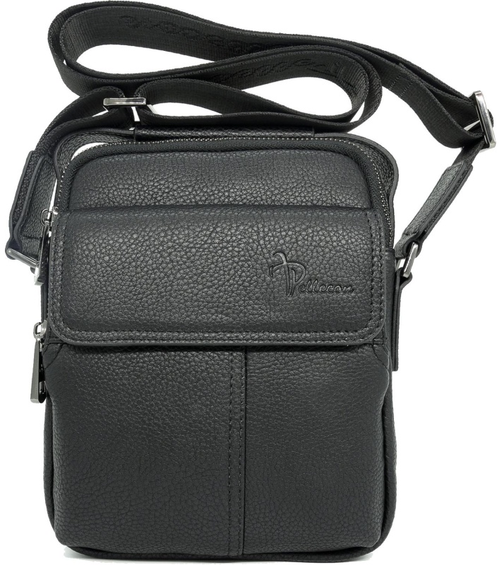 Сумка мужская Пеллекон черный арт.812-81764-1