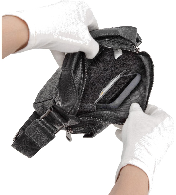 Сумка мужская Пеллекон черный арт.812-81764-1