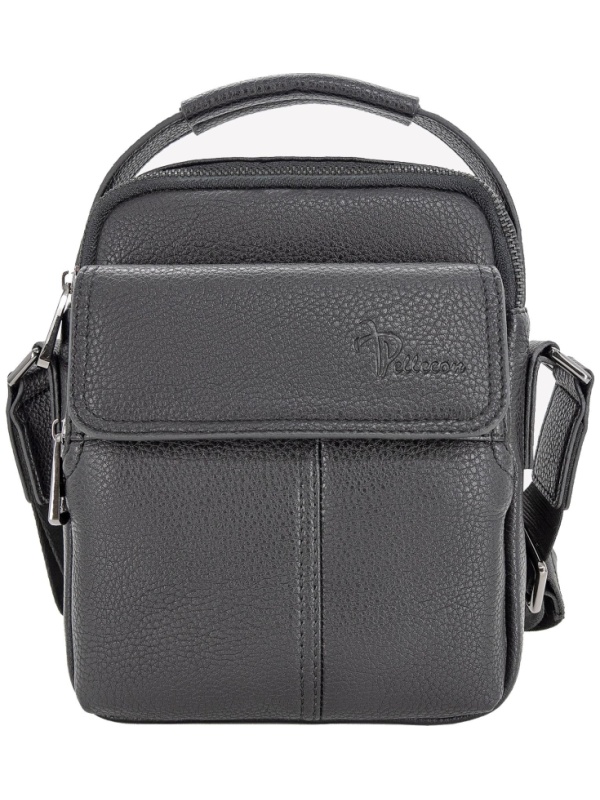 Сумка мужская Пеллекон черный арт.812-81764-1