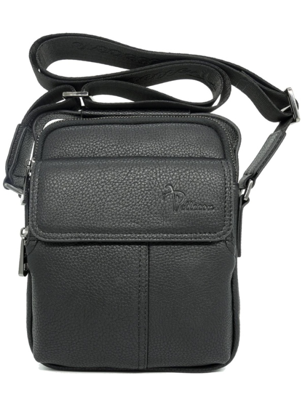 Сумка мужская Пеллекон черный арт.812-81764-1