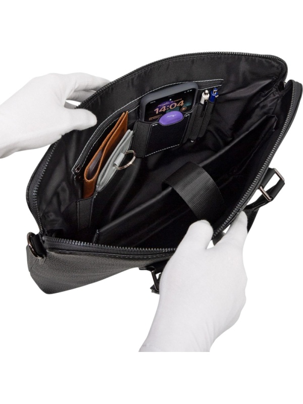 Портфель мужской Пеллекон черный арт.812-21917-1