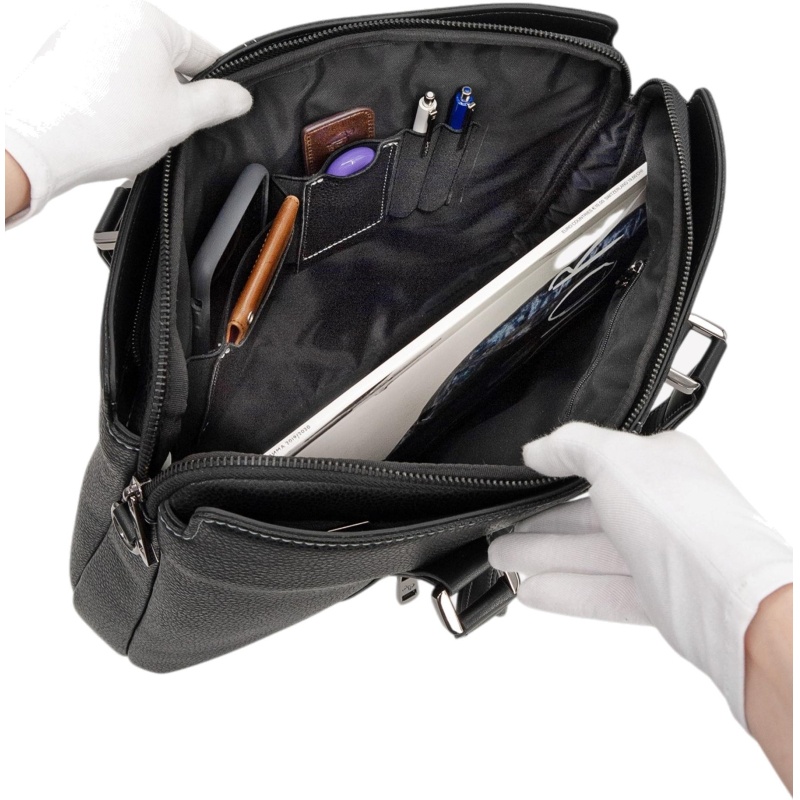 Портфель мужской Пеллекон черный арт.812-21939-1