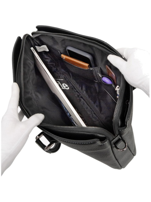 Портфель мужской Пеллекон черный арт.812-21939-1