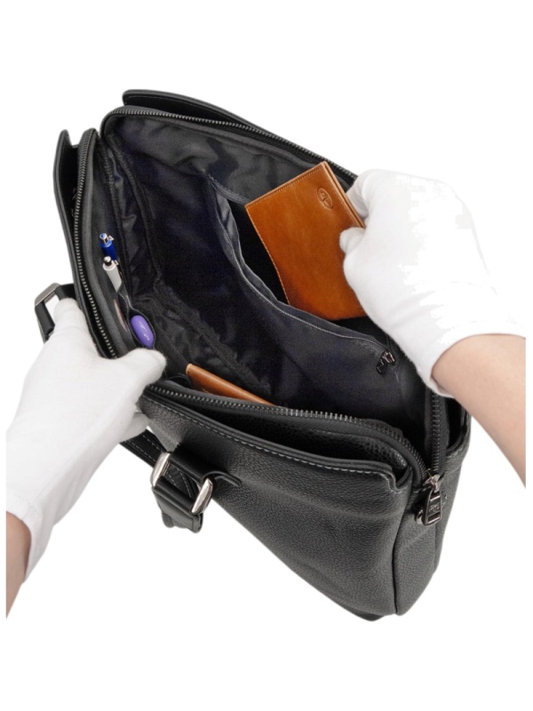 Портфель мужской Пеллекон черный арт.812-21939-1