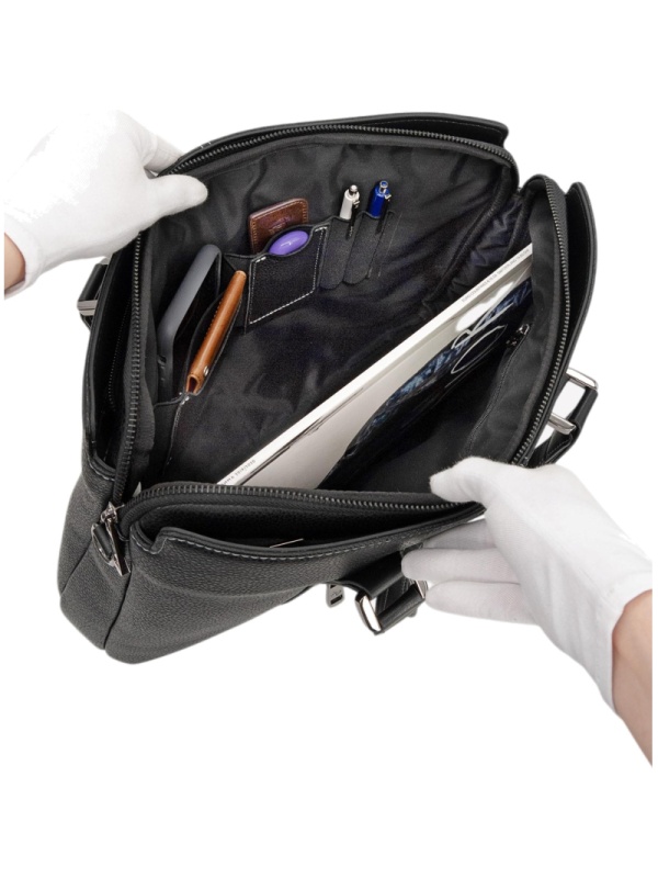 Портфель мужской Пеллекон черный арт.812-21939-1