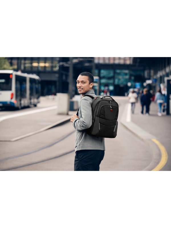 Рюкзак WENGER ALTAIR 15.6, черн,перераб ПЭТ/Полиэст, 32х21х44см,22л,653186