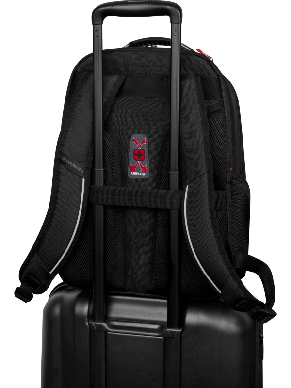Рюкзак WENGER ALTAIR 15.6, черн,перераб ПЭТ/Полиэст, 32х21х44см,22л,653186