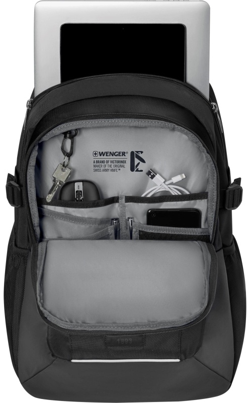 Рюкзак WENGER XE Ryde 16, черн, перераб ПЭТ/Полиэст, 33х22х47см,26л,612736