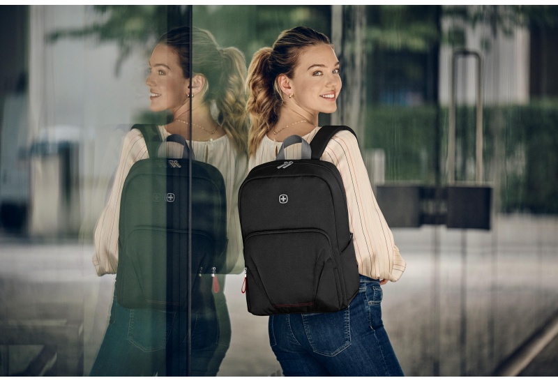 Рюкзак WENGER Motion 15.6, черн, нейлон, 31 x 17 x 42 см, 20 л, 612545