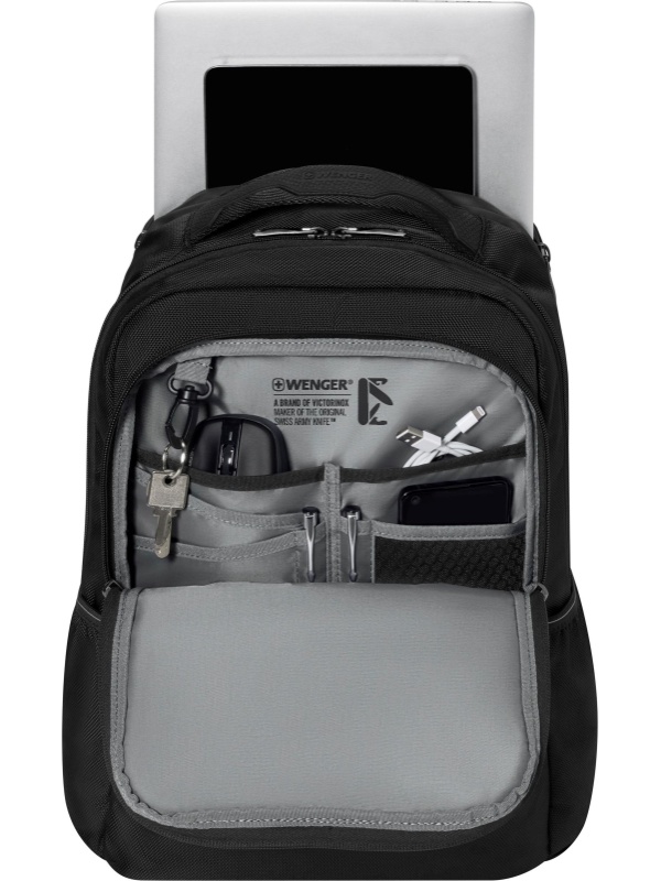 Рюкзак WENGER XE Resist 16, черн,перераб ПЭТ/Полиэст,30х20х44см,23л,612737